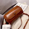 Bolso Bolsos vintage para mujeres y niñas Shopper Moda en forma de barril Monederos de cuero PU Bolsos de diseñador de lujo