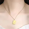 Chains Locket Charm Gift For Girls Secret Message Love Letter Pendant Envelope Necklace