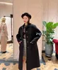 Women's Trench Coat Designer Double-Sided Cashmere Coat Women's Mid Length 2023 New Autumn and Winter High End Hepburn Style Woolen Coat VP3H