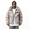 Parkas masculinas PFNW Nicho Design Tech Wear Parka Jaquetas Com Capuz Masculino Casacos Acolchoados High Street Cor Sólida 2023 Inverno Elegante 28W1900 231017