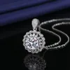 Värdebelt lab diamantsmycken uppsättning 925 Sterling Silver Party Wedding Rings Earrings Halsband för kvinnor Moissanite Bridal smycken