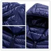 Parkas pour hommes automne hiver veste légère hommes décontracté mince à capuche ultra-mince manteau chaud blanc canard vestes coupe-vent 231017