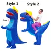 Costume cosplay per adulti di dinosauro Iatable Divertente carnevale Costumi per feste di Halloween Vestito T Rex Gioco di ruolo Disfraces