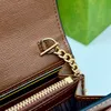 Luxe handtassen Mini-schoudertas Portemonnees Kaarthouder Afneembare ketting Portemonnee Klassiek ontwerp Crossbodytas voor dames Hoge kwaliteit geldzakken