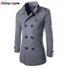 Męskie mieszanki wełniane płaszcz zimowy Koreańska moda jesień/zimowa wełna swobodne wełniane płaszcze dla kobiet Plus Size Męskie kurtki 2021 Man Męskie ubrań 231122