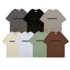 Mens Designer Camisetas Carta Impressa Camisetas Masculinas Manga Curta High Street Solta Oversize Casual T-shirt Tops para Homens e 241Y