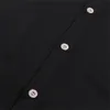 Женские блузки Рубашки Рубашка для мужчин Черный Ласточкин Хвост Стимпанк Готические костюмы с отложным воротником с длинными рукавами Топы 231016