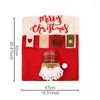 Cadeira cobre jantar natal casa cozinha chapéu para quarto encosto decoração pano tecido desenhos animados decoração capa