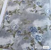壁紙アメリカンヴィンテージフラワーウォールペーパーホーム装飾リビングルームのための素朴な牧歌的な花の壁紙ロール