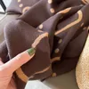 Luxury Jumbo Scarf Designers Brand Men Scarfs Cashmere Winter Scalves Pashmina Women Printing Double Wool Tassels Accessories Casquette G Khaki