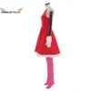 Amy Rose Cosplay Costume Red Dress Suit Women Girls Game Cosplay Outfit Rosy The Rascal Costume Halloween Party Role Play Dress