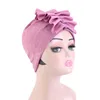 Turban torsadé à fleurs Vintage pour femmes, Bonnet de perte de cheveux, chapeau musulman, casquette de chimio, Hijabs, foulard Bandana, bandeau indien, nouvelle collection