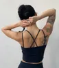 Tenue de yoga Ladies Sports Bra sous-vêtements Fixed Pads NE PAS SUR LA VESTS SUIT DE GYME DE GYP