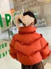 Пуховое пальто для девочек, утепленная хлопковая куртка, зимняя куртка-хлеб, одежда для детей от 1 до 12 лет, детское зимнее пальто, пуховые пальто 231016
