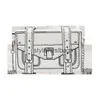 Cross Body Black and White Box Design Casual and Handbags Fashion Bag Shoulder Chain Bag 2023 Crossbody Bag Pu Leatherstylishyslbags