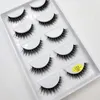 Falska ögonfransar 32 Style 5 Par Eyelash 3D Natural Mink Makeup Fake Eye Lashes Faux Cilios Make Up Beauty Tools Wholesale 231017