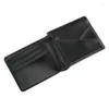 Plånböcker Po Frame Men's Purse Fashion All-Match PU Soft Leather Portable Money Clip Multifunktion Multi-kort liten färsk plånbok