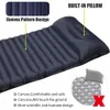 Utomhuskuddar Uppblåsbar madrass med kudde Ultralight Tjocken Sleeping Pad Splicing Inbyggd Pump Air Cushion Travel Camping Bed 231017