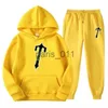 Herenbroeken Trainingspak voor heren Met capuchon 2-delige set Hoodie Sweatshirt Joggingbroek Sportkleding Joggingoutfit 2-delig Sportkleding Trainingspak x1017