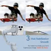 Stabilisateur de cardan portable Stabilisateur de téléphone portable à cardan à 3 axes pliable avec suivi du visage/objet Vlogging L7C Pro pour l'enregistrement vidéo Caméra de sport Gopro