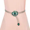 Belts Vintage Fashion Luxury Jewel-beaded Waist Chain Dress With Women's Belt Accessories