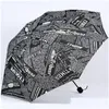 المظلات الإبداعية الرجعية Spaper مشمسة المظلة المزدوجة الاستخدام trifold أضعاف الرجال نساء طالبة الطالب شخصية الأزياء هدية كول 9916078 Drop de dh2cj