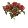 Dekorativa blommor ganska långt livslängd inte visnade bröllopsdekor Fake Peony Bouquet Home Improvement Simulation Flower Faux