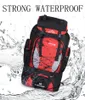 Backpack Men's 80L Large Waterproof Climbing Hiking Backpack Camping Mountaineering Backpack Sport Outdoor Rucksack Bag 231017