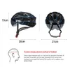 Cycling Helmets Helmet Bike Man Women LED Light Road Mountain Lens For Riding Bicycle Sports Skateboard Scooter 231017