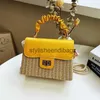 Cross Body Straw Beach Bag for Summer Pleated Handle Luxury Designer Bag Color Crossbody Purse and Handbag Lady Bolsosstylisheendibags