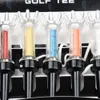 Koszulki golfowe 79 mm 90 mm 5pcs Ustaw golf z oryginalnym opakowaniem plastikowy kropka w dół TEE Uchwyt lokalny trening ret trening TES 231017