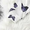 Clothing Sets Pudcoco Kids Girls Fall Outfits Butterfly Print Long Sleeve Crop Tops Sleeveless Cami Flare Pants 3Pcs Clothes Set 3-7T