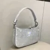 Evening Bags Handle Rhinestones Evening clutch Bag Purses and handbag luxury Designer hobo shoulder bag Shiny Crystal Clutch Women's bag 231017