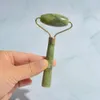 Single Head Facial Roller Massager Real Natural Xiuyan Jade föryngrar hudens hälsovård Skönhet Massager Anti-rynkor