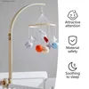 Mobiles# 3 pièces/ensemble bébé mobile hochets jouet 0-12 mois pour nouveau-né espace planète berceau lit cloche enfant en bas âge planète lit cloche jouets musicaux cadeaux Q231017