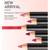 36 kleuren Lip Liner Waterproof Natural Naakt Bite Lip Makeup Matte Multi-Color Lip Pencil Lipstick