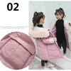 Down Coat Children Winter Down Cotton Jacket Fashion Girl Clothing Barn Kläder Tjock Parka Päls Huven Snowsuit Ytterkläderrock 231017