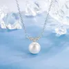 Pendentifs KOFSAC mignon/romantique collier de perles pendentif pour les femmes cadeau d'anniversaire élégant mode 925 argent colliers bijoux