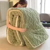 毛布超太い冬の暖かい毛布人工羊カシミアの重み付き毛布ソフト快適な暖かさキルト掛け布団231013