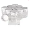 24pcs 15ml tamanho 30 * 40mm frascos de especiarias de vidro transparente pequenos frascos frascos com tampa de parafuso de prata DIY Craftgood qty Senlk