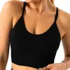 Yoga -outfit nvgtn naadloze bloei bh bra spandex top vrouw fitness elastiek ademende borstverbetering vrije tijd sport ondergoed 231017