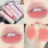 Lipstick Velvet Matte Lip Mud Lipstick Mousse Chestnut Brown Waterproof Long Lasting Smooth Lip Gloss Women Lip Makeup Korea Cosmetics 231016