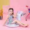 Rooxin gonflable flamant piscine flotteur bébé natation anneau été plage fête piscine jouets licorne natation cercle piscine accessoires 231017