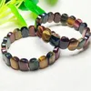 Bangle Natural Tiger Eye Stone Bracelet Fashion Women Healing Jewelry Gemstone Reiki Energy Holiday Gift 1PCS 10x14mm