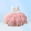 Kid Girl Red Christmas Dress Children Princess Christmas Party Costu Tutu Dress Kids Dresses For Girls Clothing Lace Frocks1610462