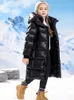 Down Coat Girls Chłopcy Down Ultra grube parkas czarne dziecko z kapturem ciepłe płaszcze zimowe ubrania do niemowląt snowsuit xmp548 231016