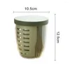 ゴーリークプルーフポータブルカップで食事をするためのコーヒーポットフルーツ容器排水容量付きのゴーゴーサラダボックス