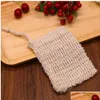 Other Bath & Toilet Supplies 9X14Cm Making Bubbles Soap Bag Saver Sack Pouch Storage Dstring Holder Skin Surface Cleaning Bath Supplie Dhlcg