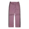 Men's Pants Pink Stripe Sweatpants Men Women High Quality Embroidered Drawstring Track Pants x1017