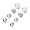 Andere Sauvoo roestvrijstalen brochebasis 12 mm 14 mm 16 mm 18 mm 20 mm vlinderdas Tack lege pinlade DIY sieraden bevindingen Other254l